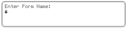 Enter Form Name